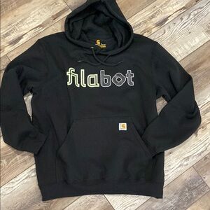 Carhartt Black Hoodie with Unique Logo